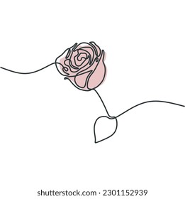 flower line art drawing vector