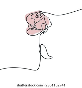 flower line art drawing vector