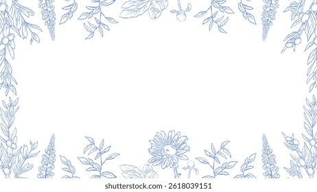 Flower Line Art Frame for IG Instagram Story Social Media Black Color. Best for wedding invitation, event invitation.