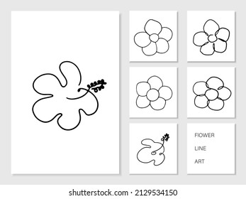 Flower line art Hand drawn. Illustration about Leaf line art.