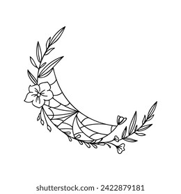 flower line art logo vector