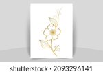 flower Line art Vector free download