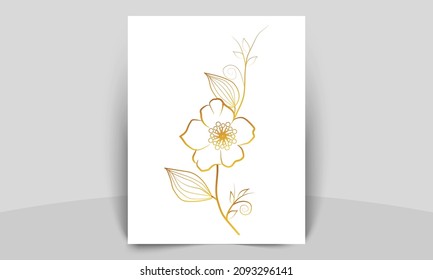 flor Line art Descarga gratuita de vectores