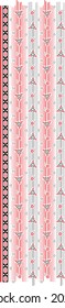 flower and line with border for fabric print. tile. texture. surface use