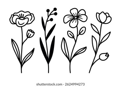BLUMENLEITUNGS-DESIGNELEMENTE FÜR DEN DRUCK