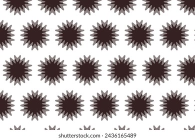 Flower and line geometric seamless pattern. Fashion graphic background design. Modern stylish abstract monochrome texture