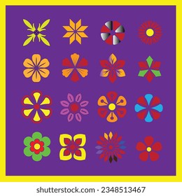 Conjunto de iconos de la línea de flores. Rose, tulipán en jarrón, ramo de fruta, flor de primavera, cactus ilustración vectorial mínima Señales de contorno simples para aplicación de entrega de flores. 30x30 Estroques editables perfectos para píxeles