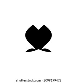 Flower line icon. Simple style poster background ornament symbol. Logo design element. T-shirt printing. Vector for sticker.