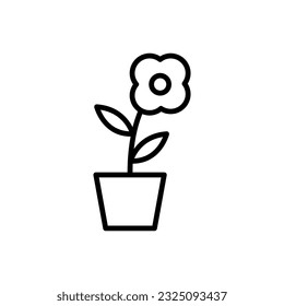 Flower line icon vector design