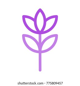 flower line style