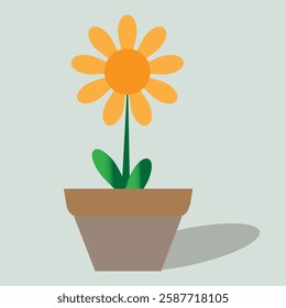 Flower Liner Art, Vector Design