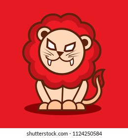 flower lion cute