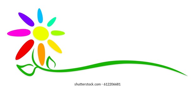 Flower logo. 