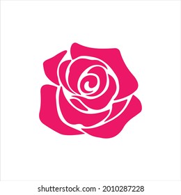 Diseño de plantilla de icono abstracto con logotipo de flor