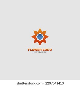 flower logo best vector simple and elegant design