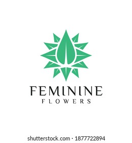 Flower Logo And Business Card Design Template