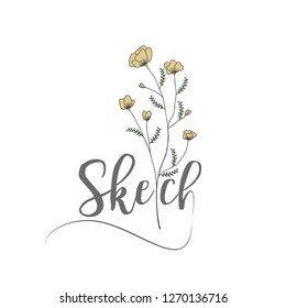 Flower Logo Concept Minimal Design