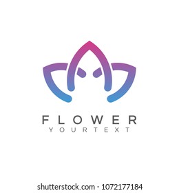 flower logo design