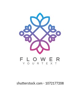 flower logo design