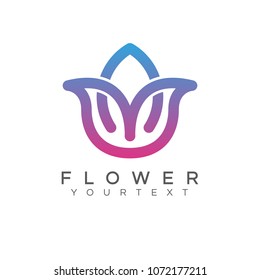flower logo design
