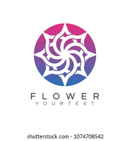 flower logo design
