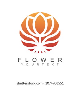 flower logo design