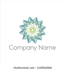 the flower logo design
