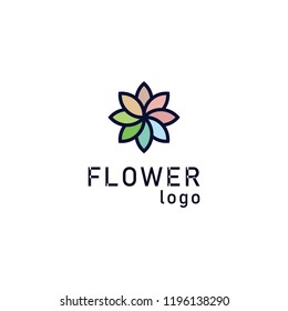 flower logo design