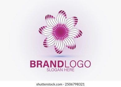 Flower logo design. Flower  design.