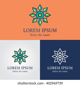 Flower logo design