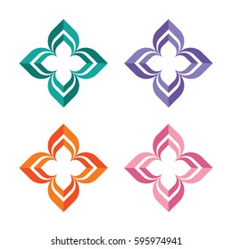 Flower logo design