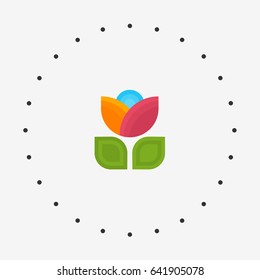 Flower logo design