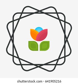 Flower logo design