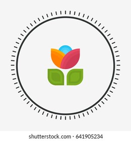 Flower logo design