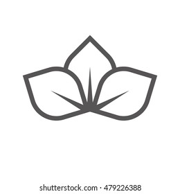 flower logo design, abstract flower logo design