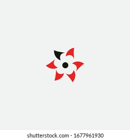 flower logo design and creative sign