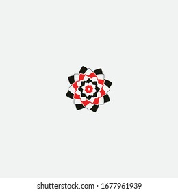 flower logo design and creative sign