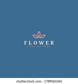 Diseño de logotipo de flores - plantilla de logotipo de flor creativa
