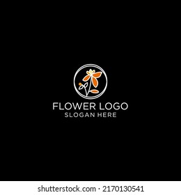 Design-Symbol für das Blumenlogo