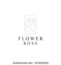 Flower logo design icon vector