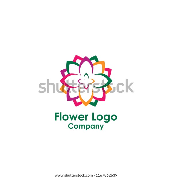 Flower Logo Design Inspiration Stock Vector Royalty Free 1167862639