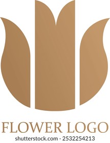 Flower logo design. Luxury Flower logo vectors. Water lily logo design. Natural Beauty Flower logo vectors royalty free download. Beauty Flower Fashion Icon design.