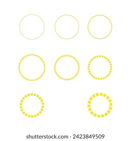 diseño de logotipo de flor, primium logo círculo .round diseño de logotipo.. set de brochas de follaje, logotipo de lujo