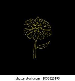 flower logo design template