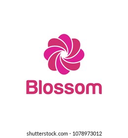 flower logo design template