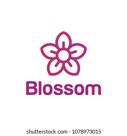 flower logo design template