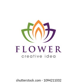 Flower Logo Design Template