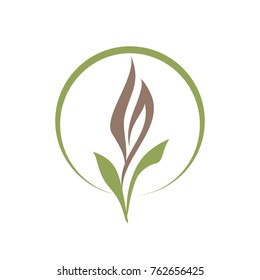 Flower logo design template, designed based vector format, clean and simple illustration for your company