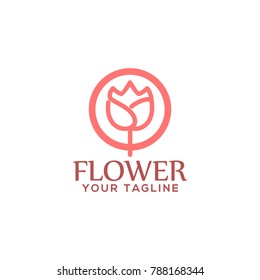 Flower Logo Design Vector