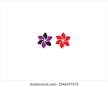 Flower logo design , vector , icon , illustration and isolate template which contain symble of beauty .